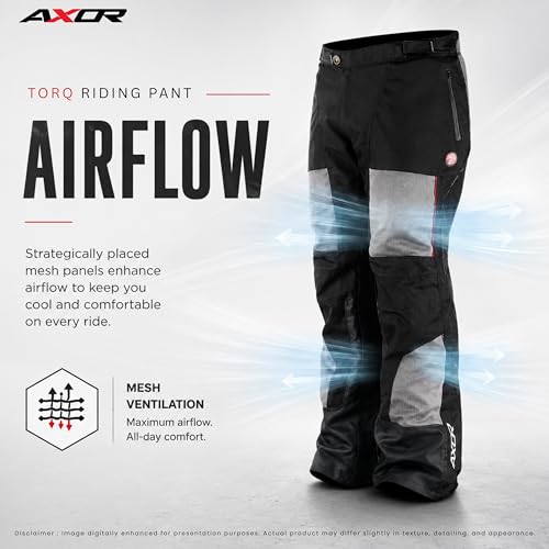 Image of Axor Torq Riding Pant Grey Black -M