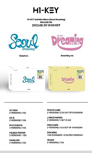 H1-Key - 2nd Mini Album Seoul Dreaming (Seoul ver.)