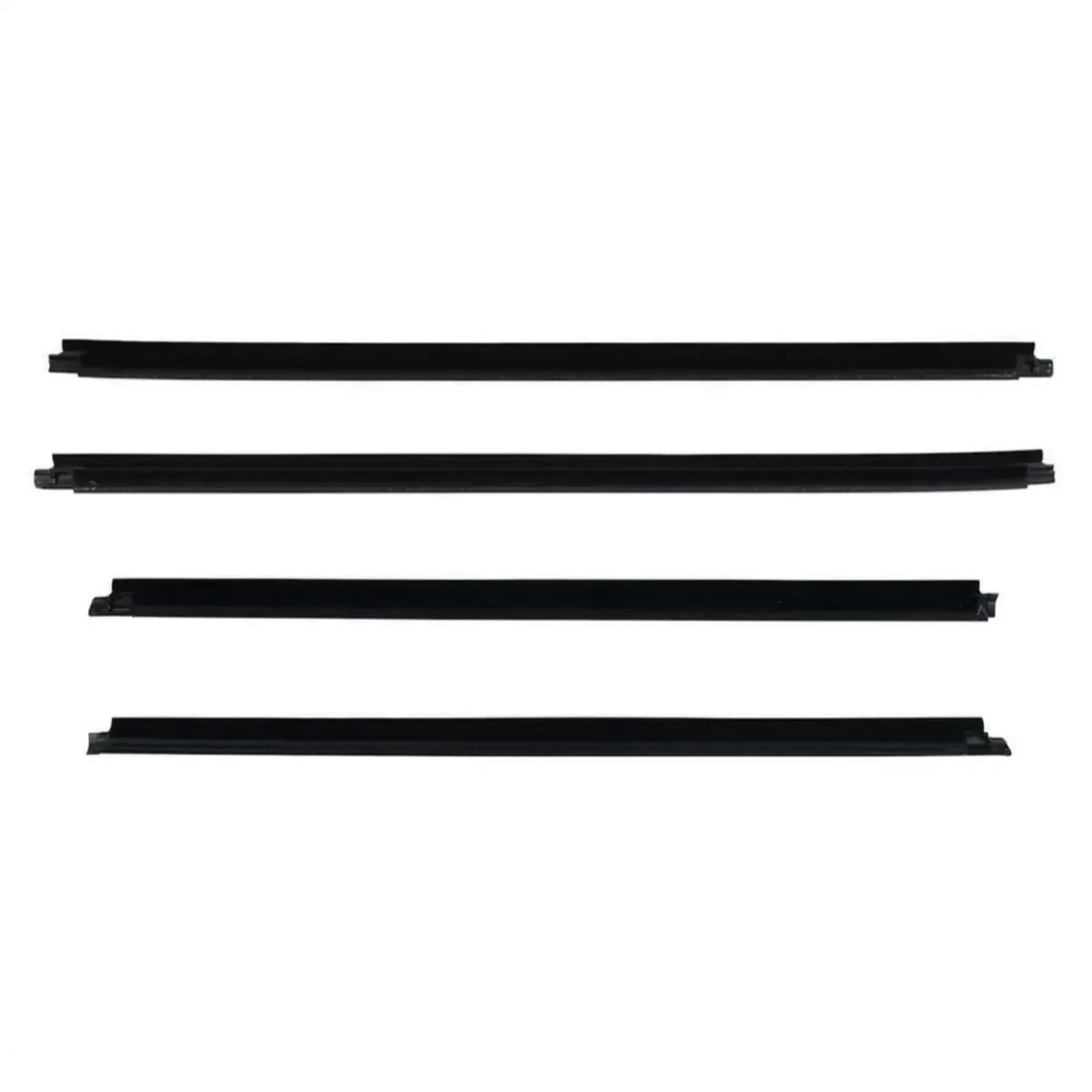 Glilar One Color Automotive Window Seals Compatible With Toyota For Fortuner 2004-2014 2015 4Pcs Car Window Weatherstrip Out Side Door Sealing Weather Stripers 68161-0K010