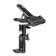 Andoer Fotostudio Reflektor Klemmhalter, Metall Stativ Klemme mit 5/8 Licht Stehen Anlage 1/4 auf 3/8 Schraube Swivel Mount Adapter für Foto-Studio-Reflektor & Hintergrund