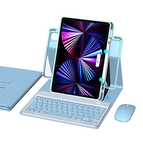 Amazon.co.jp: 360度回転 iPad 10 キーボードケース マウス付き