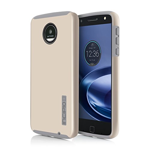 Incipio DualPro Case for Moto Z Force Smartphone - Iridescent Champagne Light Gray
