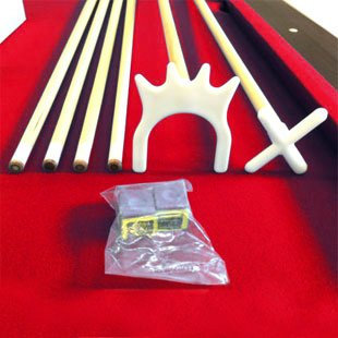 Billardtisch 8 ft Billard Billard-Spiel Messung 220 x 110 cm Neue rot Full OPTIONAL – Bild 3