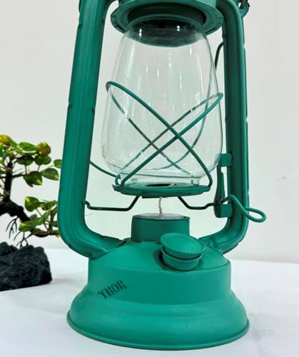 Nautical Antique Sea Green Ship Boat Candle Lantern-Maritime Collectible candle lantern Decorative-Boat Lamps for Warehouses