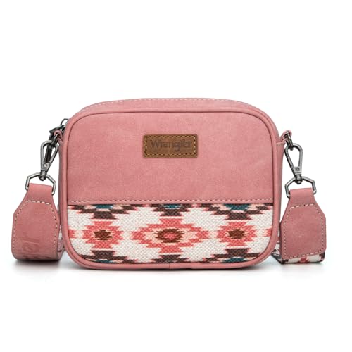 Image of Wrangler Small Crossbody Bags for Women Aztec Mini Purses with Guitar Strap | with Guitar Strap