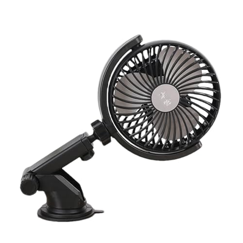 Ventilateur circulateur pour tableau de bord de voiture silencieux et orientable