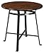 Signature Design by Ashley - Challiman Dining Room Bar Table - Pub Height - Round - Rustic Brown
