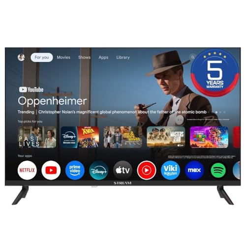 Stream System Google TV Smart 40 Zoll, FullHD, HDR10, Frameless (ohne Rahmen), Google Assistent, integrierter Chromecast, 5 Jahre Garantie - Modell S40EX1GH (2026) – Bild 3