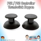 RetroRetter 2x Controller Thumbstick Caps für PlayStation (PS2 / PS3) - Set Stick Joypad Sony