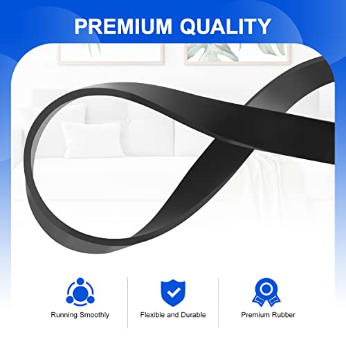 Lanmu Replacement Belt Style 15 Compatible With Dirt Devil Royal Dynamite Corded Bagless Upright Vacuum Models Ud20015, M084650 Red, Replace Parts 1Sn0220001 & 3Sn0220001 (2 Pack) #TOP2