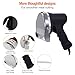 ALINGET Electric Plug-in Shawarma Kebab Knife, commercial Stainless Steel gyro knife，Precisely control the thickness 0~8mm/ 0-0.3 in，Doner Kebab Meat Slicer with 2 Blades-Wired Version