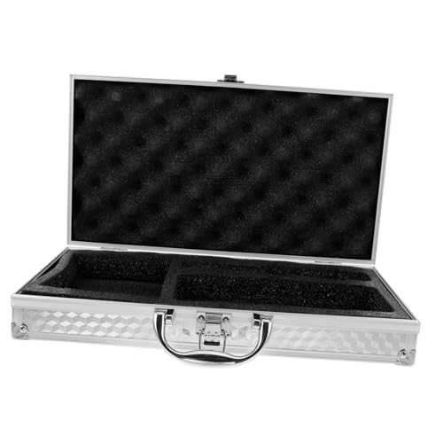 Toddmomy Microphone Case Durable Hard Shell with Sponge Interior Lightweight Design for Secure Storage for Handheld Microphones and Audio Equipment