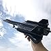 Wange Building Block Toy Fighter Airforce Airplane SR-71A Jet Blackbird Plane Model Kit(183pcs) Idea Gift for Children and Teens