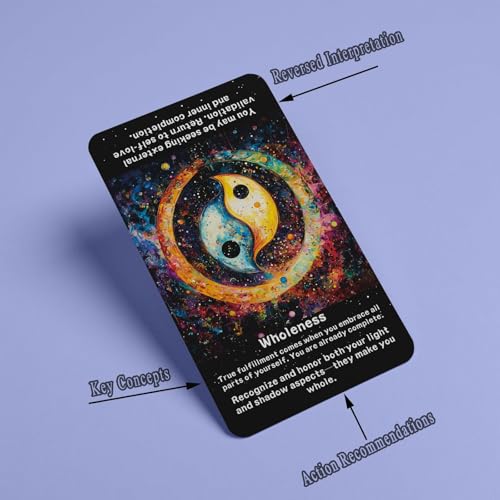 Image of MTRoyaldia Law of Attraction Oracle Cards: Beginner-Friendly Tarot Cards Deck for Daily Guidance, Energy Alignment, & Soul Growth, 78 Modern Tarot Cards