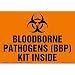 Bloodborne Pathogens (BBP) Kit Inside Label Sign - 7