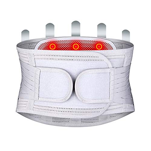 ZFF Soporte Lumbar Cinturón,Ayuda Mujer Y Hombres Aliviar Inferior Espalda...