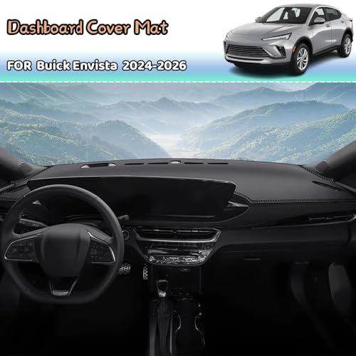 Kakash Custom Interior Accessories for Buick Envista 2024 2025 2026 Dashboard Cover Mat Dash Covers Reduces Glare Eliminates Cracking Protector Sunshade No Glare by Kakash - Image 2