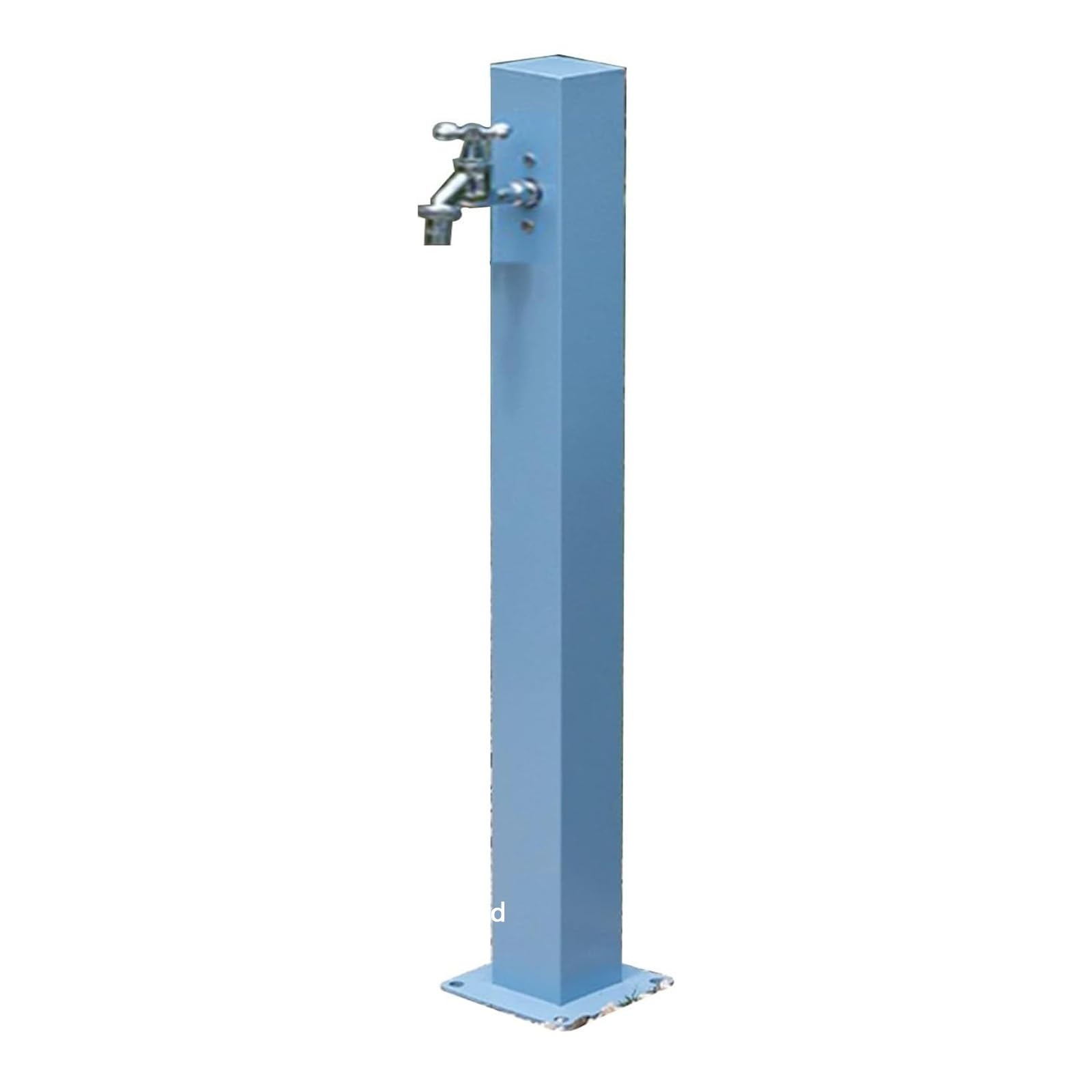 Colonne d'eau Verticale pour Jardin en Acier Inoxydable, Robinet Extérieur sur Poteau, Borne D'incendie Verticale Antigel, Colonne d'eau de Jardin avec Robinet À Double Sortie(25in/65cm)