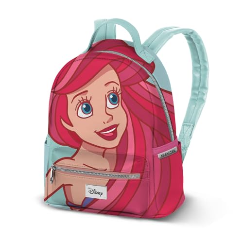Disney Princess Ariel-Small Heady Premium Mochila, Verde 22 x 25 cm, Capacidad 8,25 L