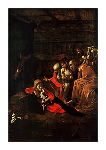 Affiche Caravaggio encadrée pour décorer un salon élégant Spiffing Prints