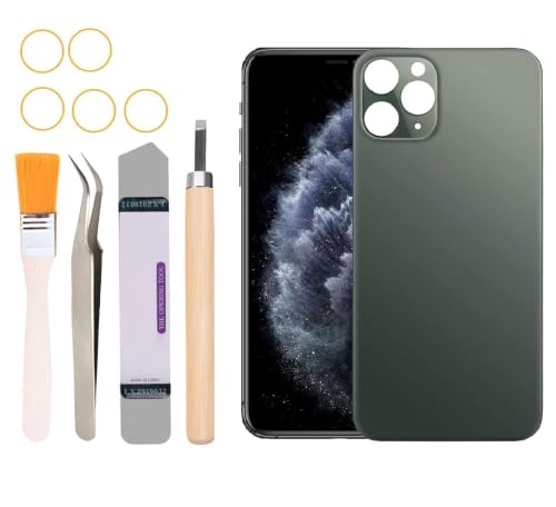 Vitre arrière iPhone 11 Pro vert face arrière de remplacement outils