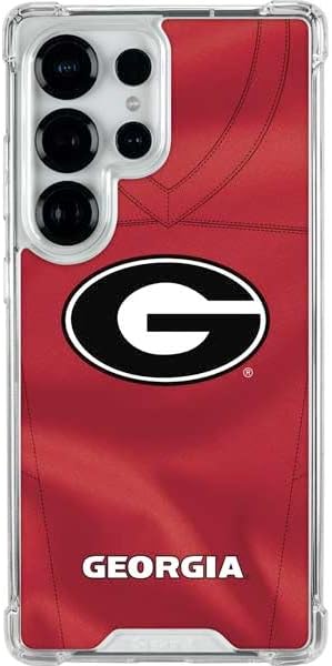 Skinit Clear Phone Case Compatible with Galaxy S25 Ultra - Officially Licensed University of Georgia Logo Design