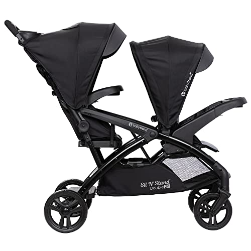 Baby Trend Sit N' Stand Tandem Double Stroller 2.0 Dlx And Ez Lift Plus Lightweight Infant Cozy Covered Car Seat With 5 Point Safety Harness thumb #8