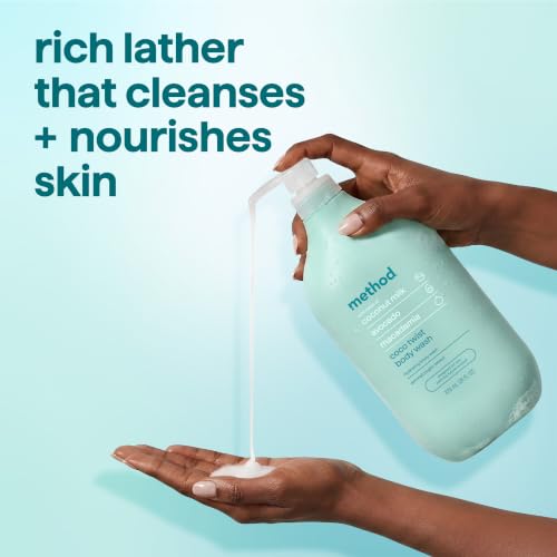 Image of method Body Wash, Coco Twist - Leaves Skin Feeling Soft & Moisturized, Made Without Parabens, Notes of Coconut Milk, Avocado & Macadamia, 28 Fl Oz