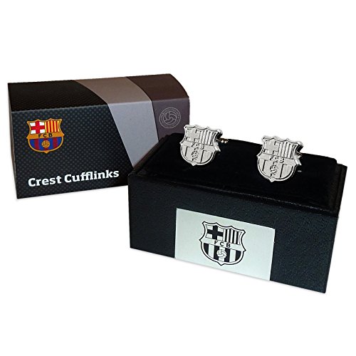 F.C. Barcelona Cufflinks Chrome
