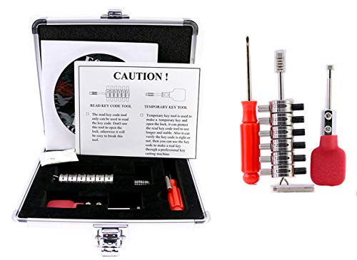 Set con cacciavite e grimaldello decodificatore per serrature con sistema Tibbe