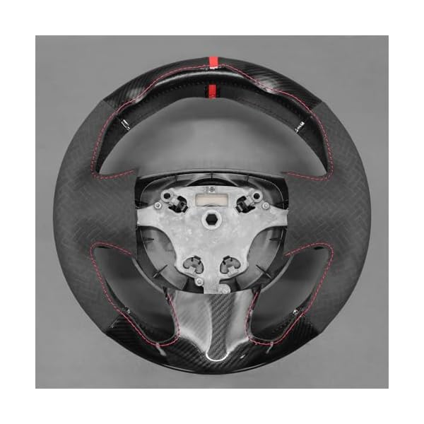 MEWANT Steering Wheel Covers for Fiesta MK6 2002-2008 Fusion 2002-2012 Transit Connect 2002-2013 Hand-Stitched Suede Leather Steering Wrap - Image 7