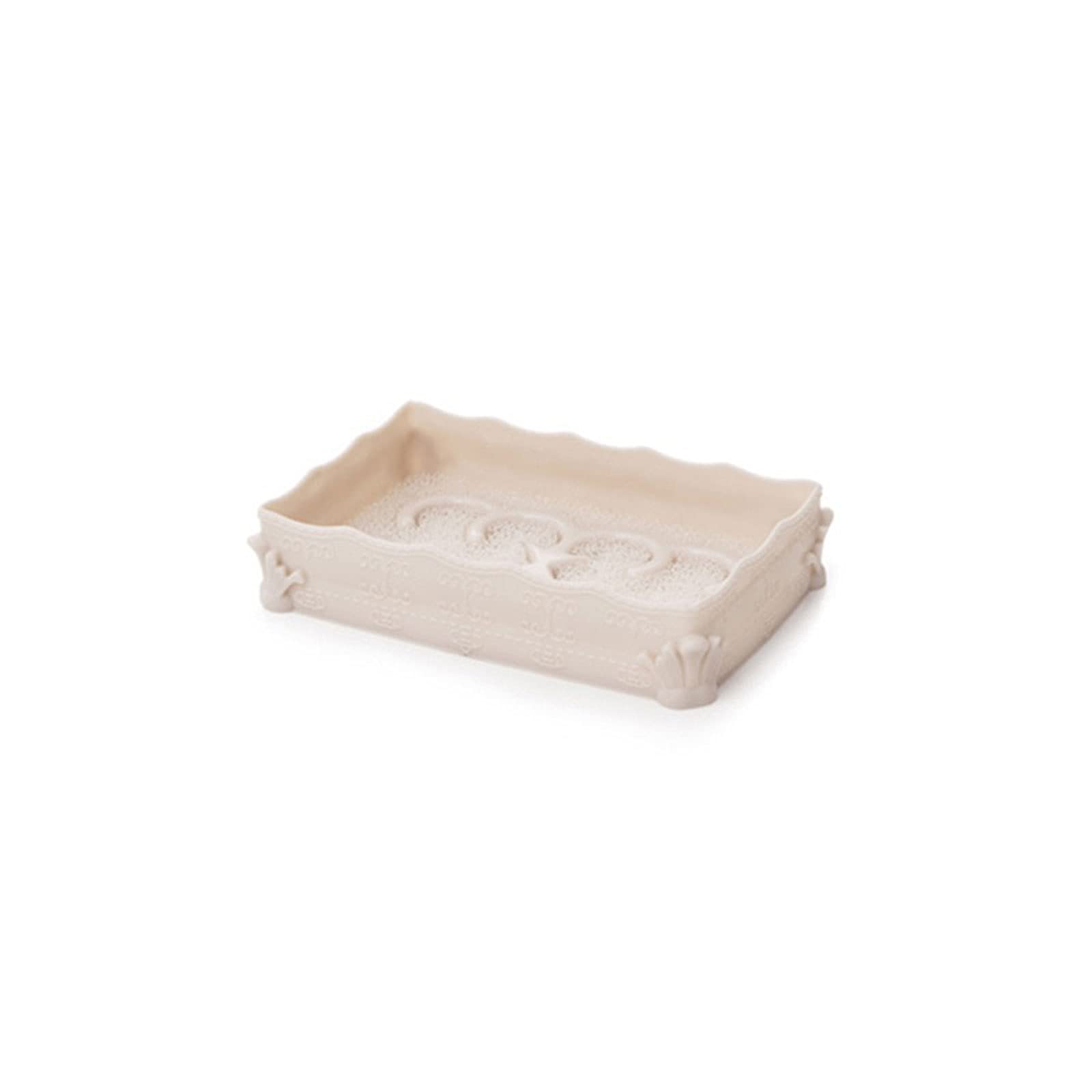 Soap dish, Bathroom Dish Plate Case Home Shower Travel Hiking Holder Container Soap Box Plastic(Khaki)