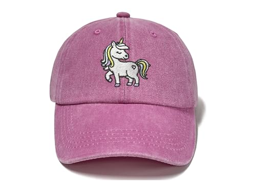 Horpe Kid Unicorn Gifts for Girls Rainbow Mythical Creature Baseball Cap