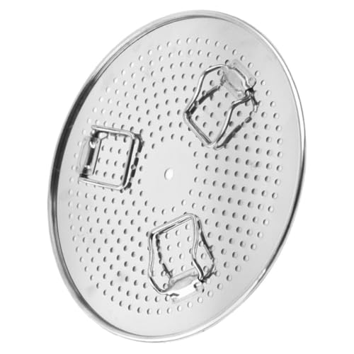 TOGEVAL Rejilla de Acero Inoxidable para Freidora de Aire con Diseño Plegable Compatible con Horno y Microondas Soporte Resistente para Cocinar con Drenaje y Ahorro de Espacio