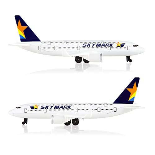 Modelo de avión American Skymark a escala réplica de coleccionista en metal para exposición 3