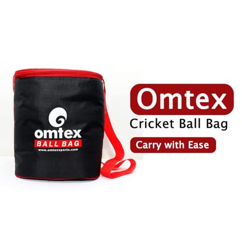 Bolsa para pelotas de críquet de poliéster resistente Omtex 7