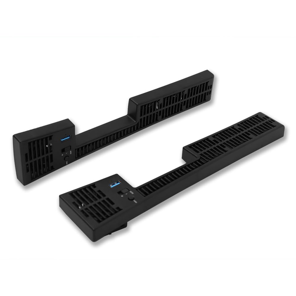 Ventilateur De Refroidissement Externe Pour PS5 - 3 Ventilateurs LED Bleu, Design Slim