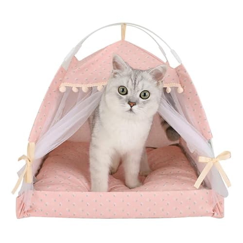 Soft Dog Bed   Pet Cushion | 35*35*30cm Small Cat Beds with Cute Design for Dogs, Cotton Puppy Bed for Daily Pet Use, Cat Beds, Dog Couch with Soft Texture and Cute Design for Pets Animals