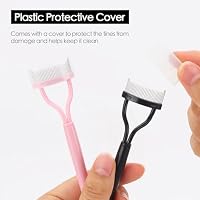 2 Pcs Eyelash Separator Tool Mascara Brushes Eyelash Comb Separator Definer Lash Comb for Combing, Separating Lashes — image 4