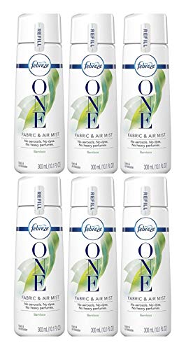 Febreze ONE Fabric and AIR Mist Refill, Bamboo, 300 ML, 6/Carton