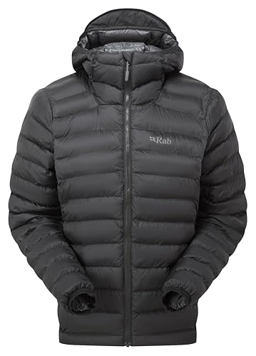 Rab Women’s Cirrus Alpine Jacket - Lightweight Insulated Coat for Climbing & Mountaineering - Black - Small