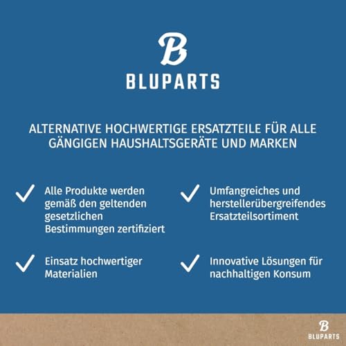 Bluparts 10090982 Türscharnier Set oben unten passend für AEG 4055504197 in Kühlschrank