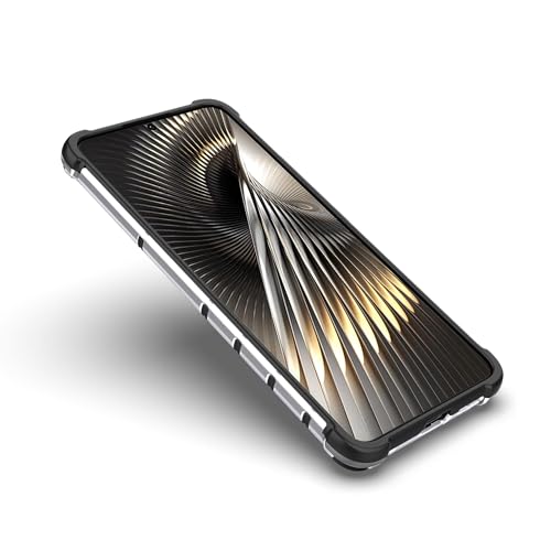 Image of Glasgow Back Case Cover Compatible with [ Poco F6 5G ] (Stylish Design) - Black