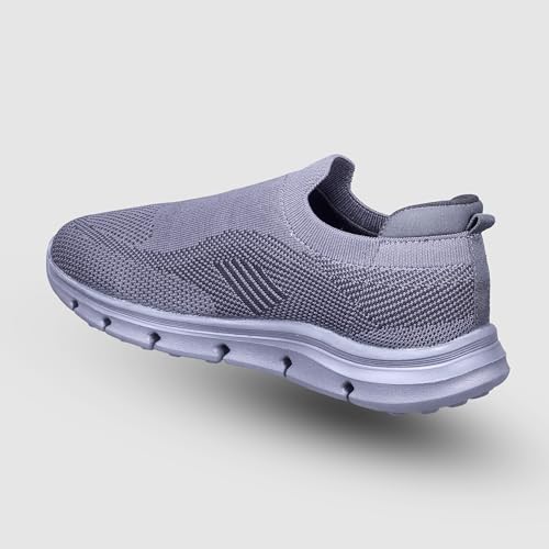 Image of Impakto FlexiSock Men's Walking Shoes | Lightweight & Breathable Casual Shoes | Slip-in Fit System for Hassle-Free Wear | Padded Insole | Anti-Skid EVA Outsole | Perfect for Casual Outfit