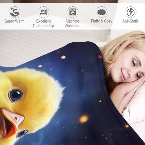 Manta de forro polar ligera para sofá Little Yellow ideal para tardes de películas 5