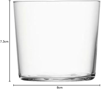 LSA International Gio Tumbler (low) 310 ml Clear | Set of 4 | Dishwasher Safe | GI16