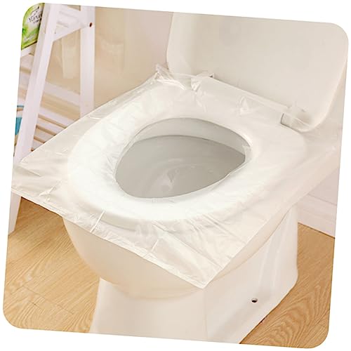 TOVINANNA 60pcs Disposable Potty Training Toilet Seat Portable Travel Toilet Seat Pad Warm Cover for Standard Toilets Comfortable