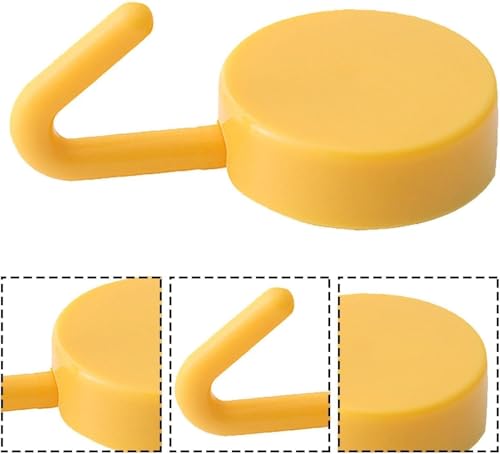 Image of 10 Pack Self Adhesive Wall Hooks Waterproof Sticky Round Hooks for Wall Without Drilling Heavy Duty Adhesive Hooks for Keys Kitchen Bathroom Kids Room Home Decoration