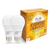 Norb Everyday Sun Light Bulb - Soft Full Spectrum Wellness Lighting with Sun-Mimicking Technology for Energy, Mood & Performance. Supports Sleep/Wake Cycles, 9W, 4000K Soft-Hue, 2 Pack, Budget Priced