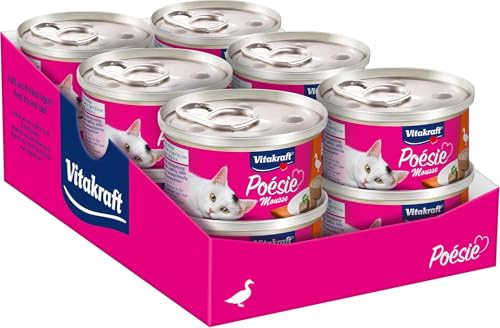 Vitakraft Poésie Mousse chat au canard pour digérer sans céréales - 9